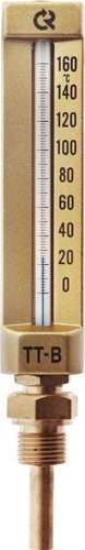 Термометр жидкостный виброустойчивый ТТ-В,  длина 64мм.