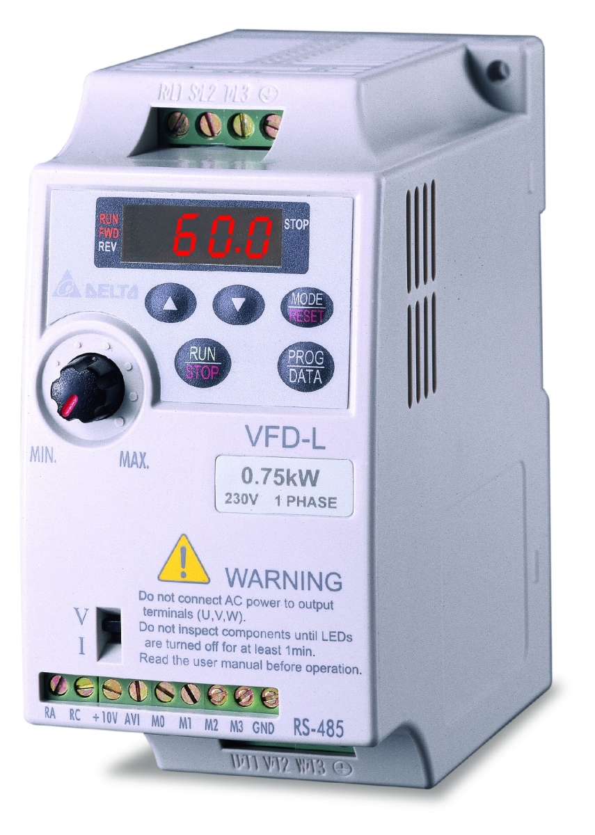 Преобразователь частоты Delta Electronics VFD-L VFD40WL21A (0.04кВт 220В)