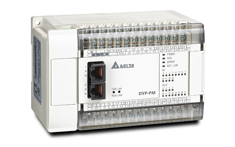 ПЛК блочного типа для управления движением Delta DVP-M DVP10PM00M 