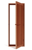 Дверь деревянная с порогом 700*2040 мм, кедр, 734-4SD
