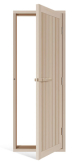 Дверь деревянная с порогом 700*2040 мм, осина, 734-4SA